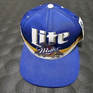 Nascar Blue and Yellow Hat